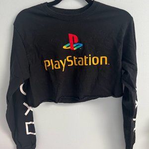PlayStation Long Sleeve Crop Top